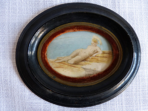 Dipinto miniatura antica 19 - dipinto, in