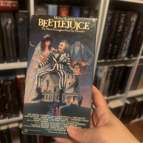 Beetlejuice 1988 vhs - beetlejuice, horror