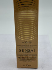 SENSAI SILKY BRONZE PROTECTIVE SUNCARE CREAM FACE CREMA SOLARE SPF 50+ UVA  50ML