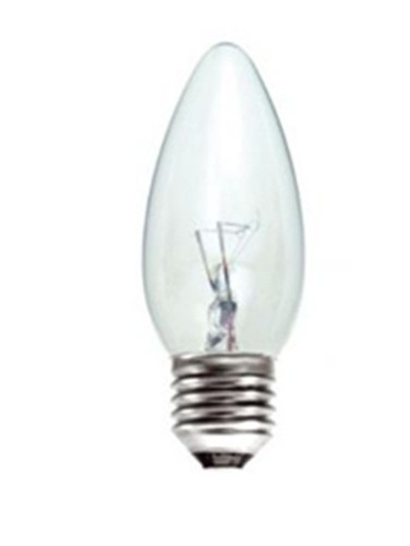 40w candela trasparente - x, es