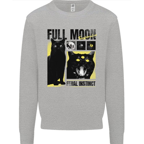 Felpa uomo full moon feral - uomo,