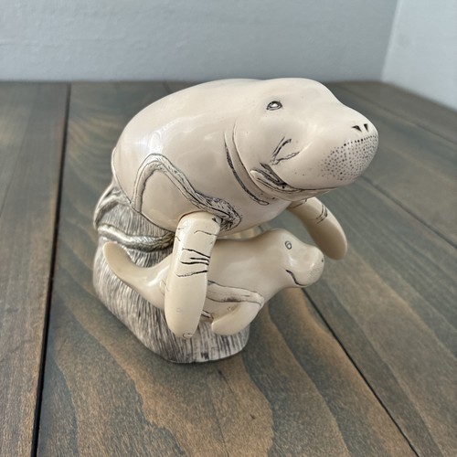 Scultura lamantino mamma - , e