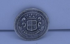 Set 10 bottoni argento antico