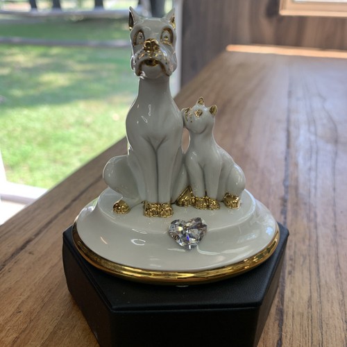 Statuina cane toro limoges - cane,