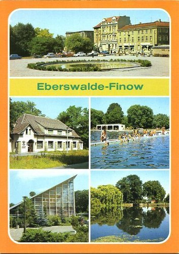 Cartolina eberswalde finow - eberswalde,