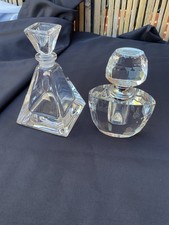 Crystal cut glass perfume - glass,