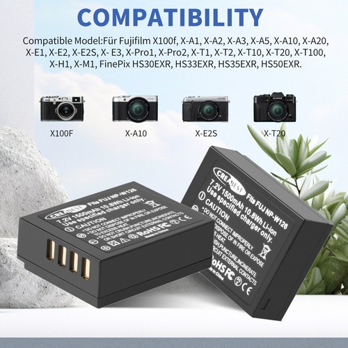 1500mah w126 batteria - 1500mah, np-w126
