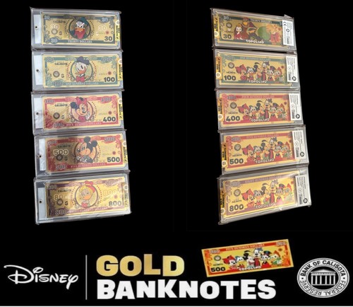 Gold banknotes gadget - 5,