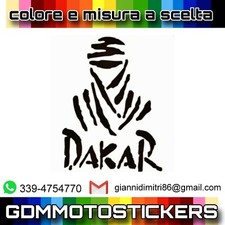 Adesivo logo replica dakar - adesivo,