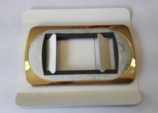 Placca Cal 335/4 Finitura Oro + Marmo compatibile per serie living light