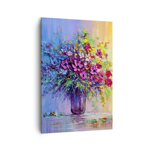 Quadro tela 70x100cm fiori - tela,