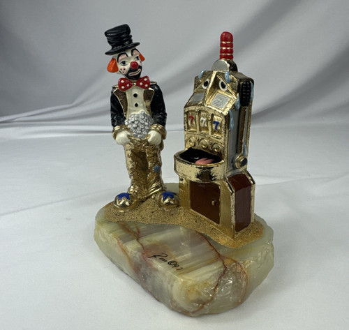 Ron lee clown placcato oro - ron,