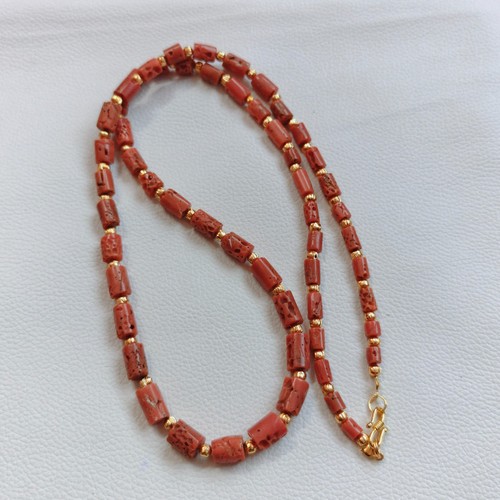 Collana ottone con - collana, in