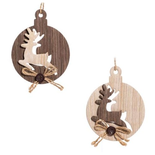 Ornamenti 10cm renna - ornamenti,
