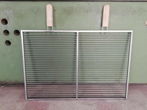 Graticola acciaio inox 60x90cm - graticola,