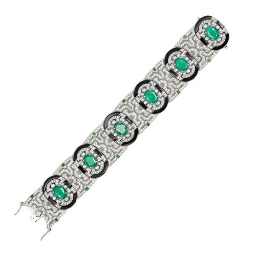 Bracciale tennis art decò - tennis,
