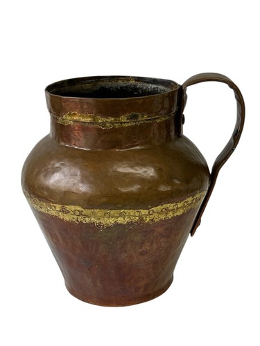 Brocca rame antica rara - di,