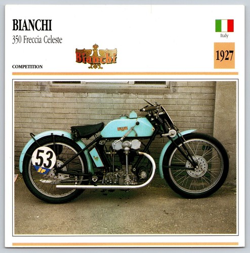 Scheda moto bianchi 350 - bianchi,