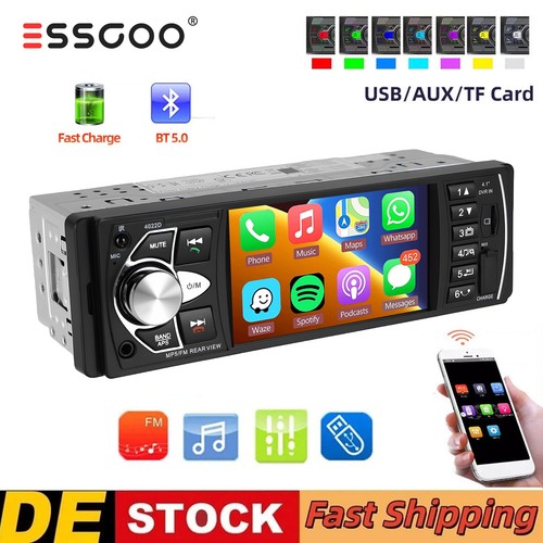 Autoradio 1din con - autoradio, bluetooth