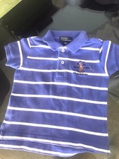 ?RALPH LAUREN ?POLO BIMBO BLUETTE A RIGHE MESI 12 ?☘️??