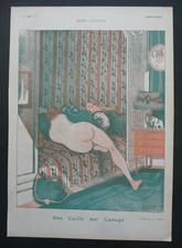 CURIOSA.. Dessin 1917 de L
