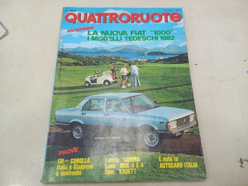Quattroruote giugno 1981 - 1981, n.308