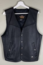 Gilet pelle Harley Davidson