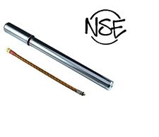 Gonfiatore Bici / Pompa al Telaio Acciaio Cromato + Raccordo Vintage - Epoca