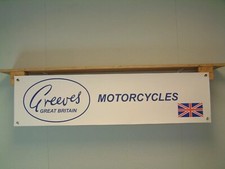 Greeves Motorcycles BANNER Anglian Challenger Griffon esposizione bici MX vintage