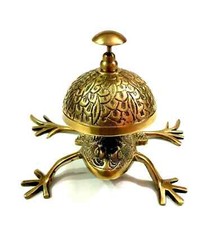 Campanello da banco in ottone