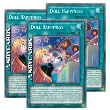 3x DOLL HAPPINESS (Felicità Delle Bambole) • Comune • BACH EN098 • 1Ed • YUGIOH!