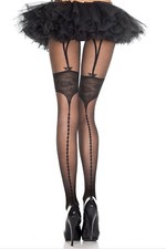 Nero Finto Autoreggenti +