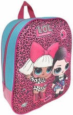 Lol Surprise leopardato Me Zainetto Zaino 3D Scuola Materna Asilo tempo Libero