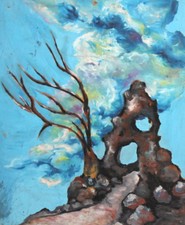 Dipinto ad olio europeo