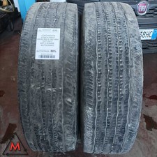 Set 2 gomme autocarro 295/80 R22.5 152/148M CONTINENTAL COACH HSW2 usate (91681)