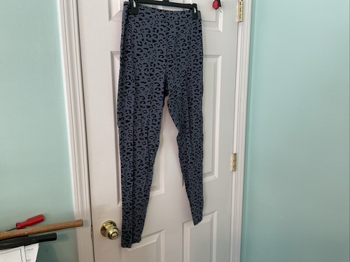 Leggings serra blu stampa - serra,
