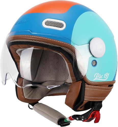 Casco jet pix vintage 191g - jet,