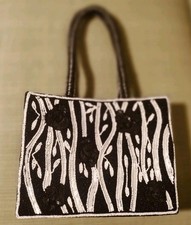 Borsa Con Ricamo In Perline E