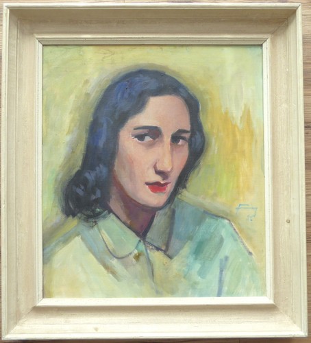 Ritratto donna ragazza 1956