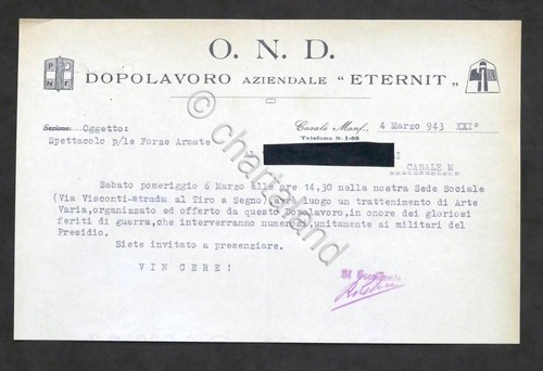 Dopo lavoro aziendale eternit - dopo,