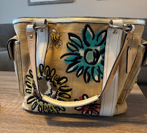 Vintage coach straw bee - coach,