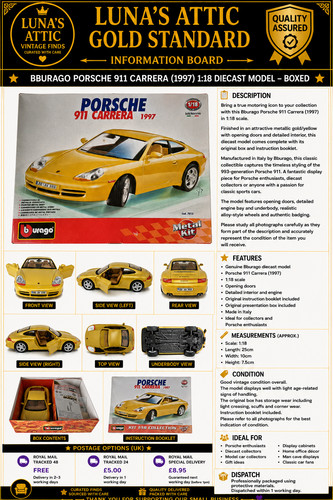 Modellino auto bburago - auto, porsche