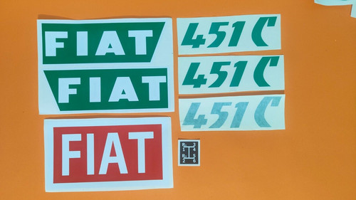 Adesivi decalcomanie fiat 451 - decalcomanie,