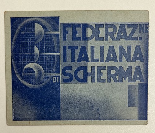1939 tessera sport - sport, federazione