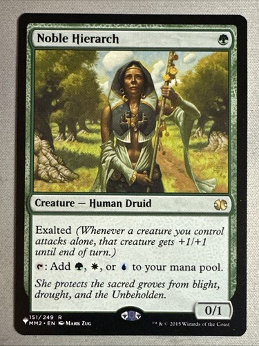 Mtg noble hierarch list - /, /