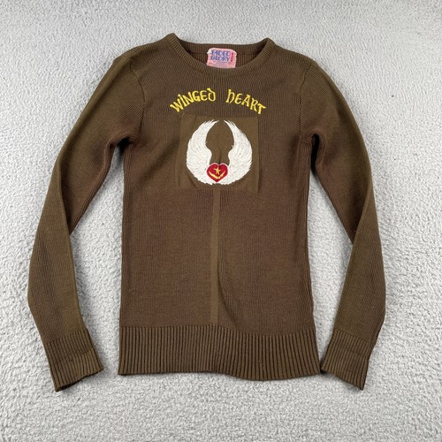 Maglia acrilica marrone