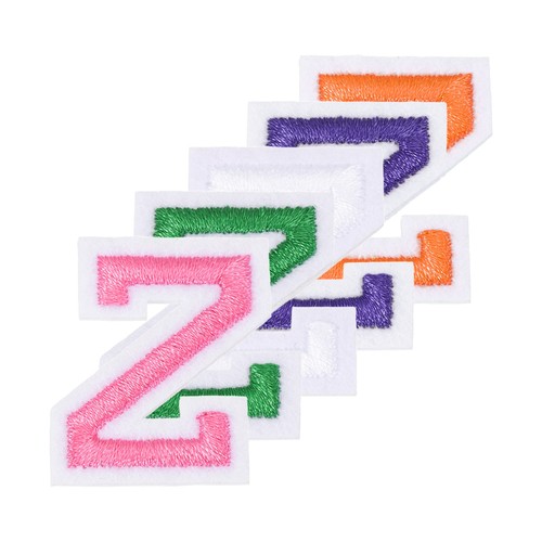 Pezzi toppe lettere ferro - 5,