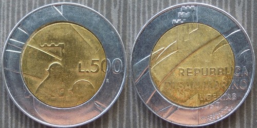 San marino 500 lire 1990 - marino,