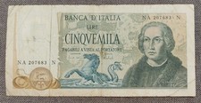 5000 LIRE COLOMBO 2° TIPO
