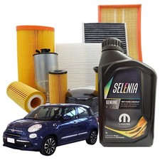 Kit Tagliando Fiat 500 L 1.6 Multijet 4 Filtri 5lt Selenia Wr Pure Energy 5w30
